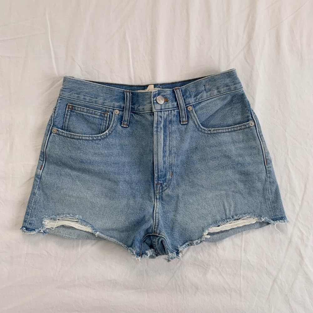 Madewell The Perfect Jean Short in Hedrick Wash